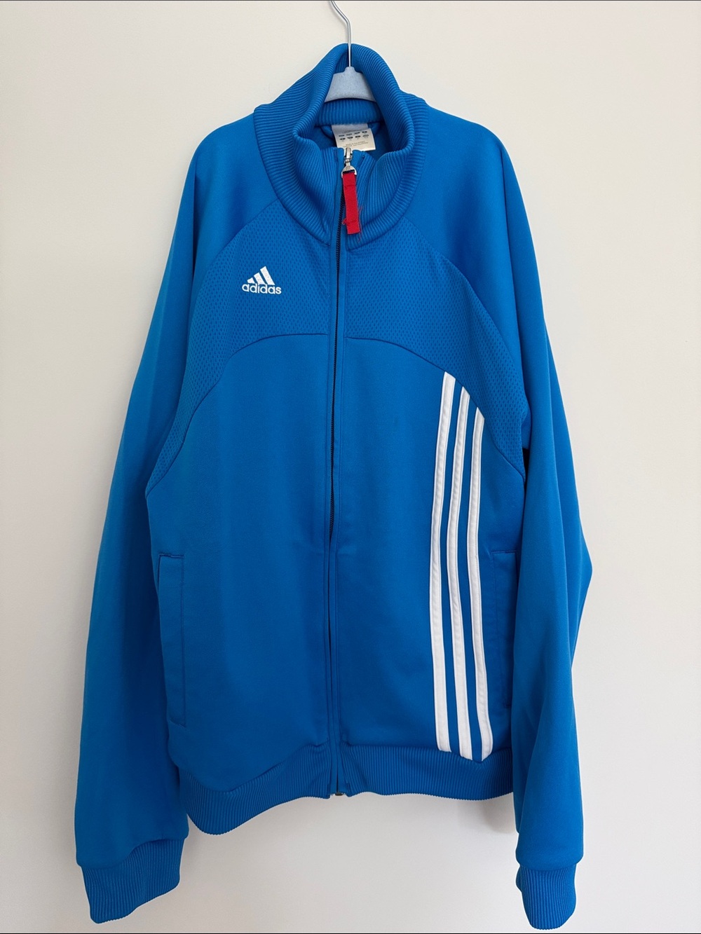 Adidas Men’s Bright Blue Full-Zip Italy Track Jacket size Medium